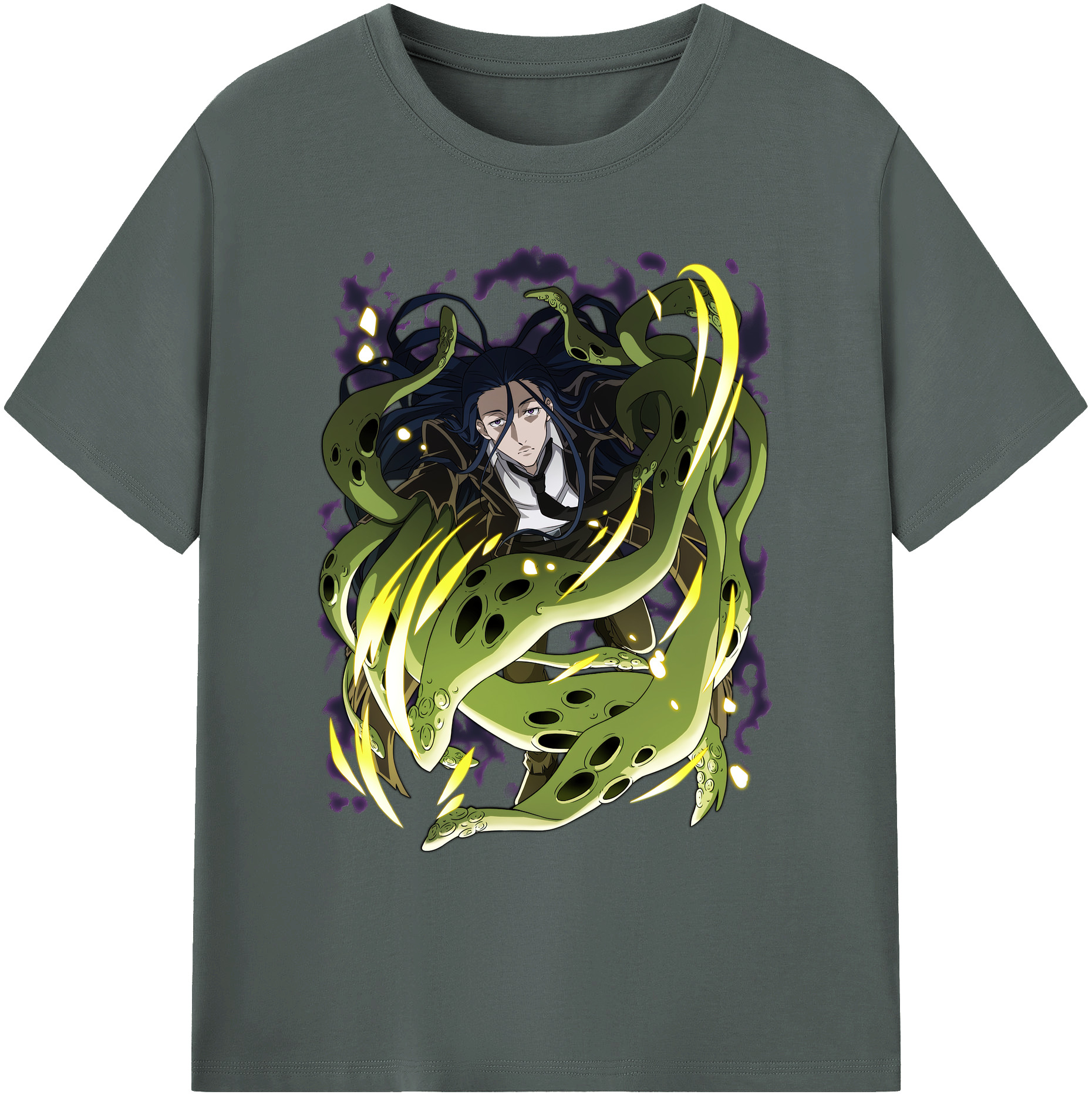（画像用） 文豪ストレイドッグス Bungo Stray Dogs 綿100％ メンズ半袖Tシャツ｜肌触りやわらか＆通気性